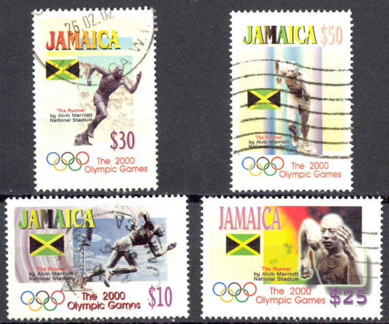 Jamaica Sc# 930-933 Used 2000 Summer Olympics