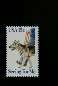 1979 15c Guiding Eyes for the Blind, Dog Scott 1787 Mint F/VF NH