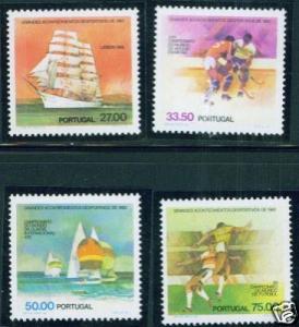 PORTUGAL Scott 1532-5 MNH** Sports Stamps 1982 CV$11.25