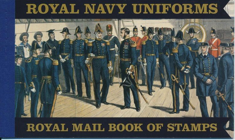 [23025] Great Britain 2009 Prestige booklet Royal Navy Uniforms DX47