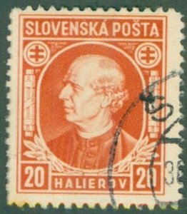SLOVAKIA 28 USED BIN $0.80
