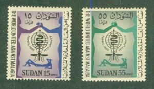 SUDAN 142-3 MH BIN $1.65