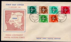 India M56-M61 U/A FDC
