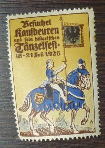 Poster Stamp Vignette Cinderella - Austria Germany Knight M88