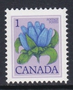 781 Bottle Gentian MNH