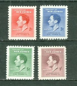 NEW GUINEA 1937 GEO VI #48-51 SET MNH/MINT