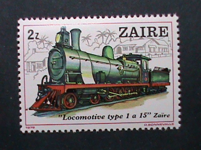 ​ZAIRE-1980 SC# 935-42-WORLD FAMOUS TRAINS -MNH  SET VERY FINE