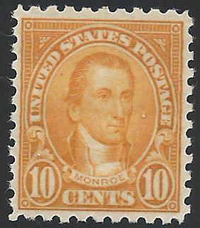 Scott #591, Never Hinged, Original Gum, 1923-29 Issues