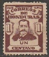 HONDURAS 151, UNUSED, HINGED, ORIGINAL GUM. F-VF. (414)