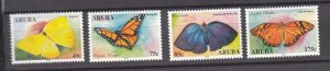 J43658 JL Stamps 2003 aruba set mnh #223-6 butterflies