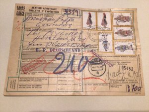 Greece packet parcel post stamps receipt card   A9522