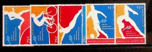 ARGENTINA Sc 1857-61 NH ISSUE OF 1995 - SPORT