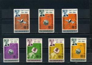 ADEN KATHIRI 1966 Mi#84-90A SPACE/SATELLITES SET OF 7 STAMPS PERF. MNH 