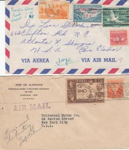 Cuba - Two Covers Airmail