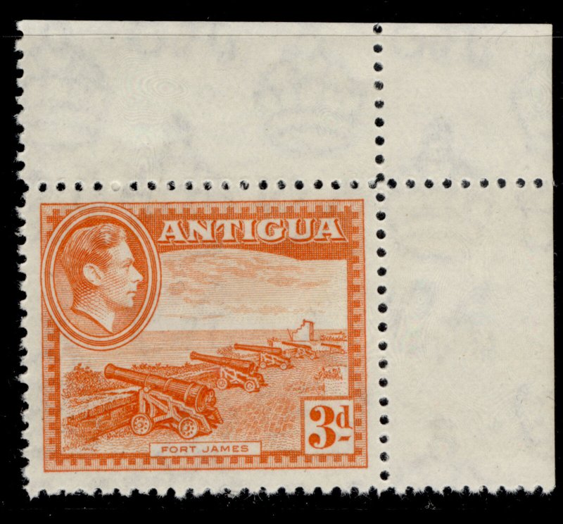 ANTIGUA GVI SG103, 3d orange, NH MINT. 