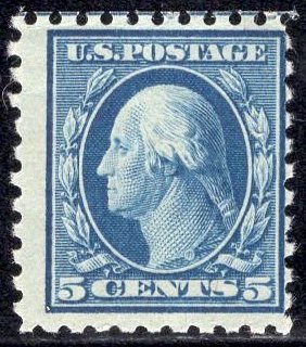 US Stamp #466 5c Washington MINT NH SCV $150