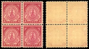 US Sc 682 VF/MNH* BLOCK of 4 - 1930 2¢ - Massachusetts Bay Colony - See Desc.