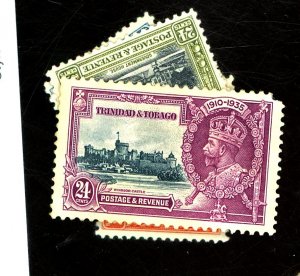 TRINIDAD TOBAGO 35 37 38 40 46 MINT FVF OG HR Cat $34