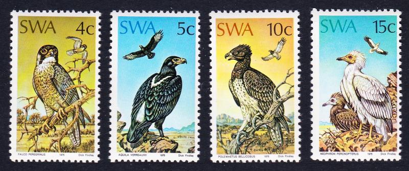 SWA Falcon Eagle Vulture Protected Birds of Prey 4v SG#270-273 SC#373-376
