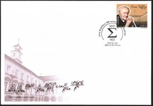 Lithuania 2021 Famous People J. Kubilius - 100,Science Mathematics FDC