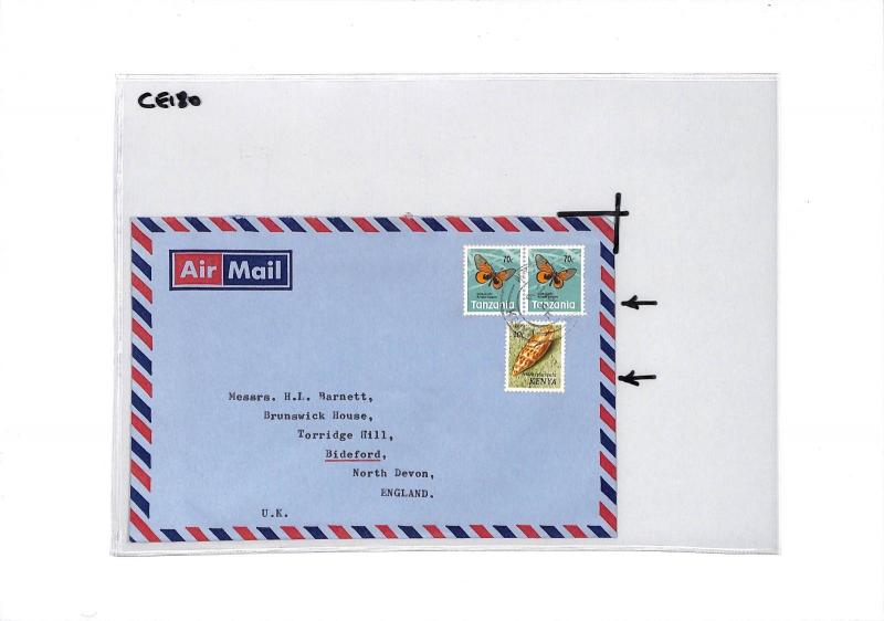 CE180 Kenya KUT Stamp Air Mail Cover