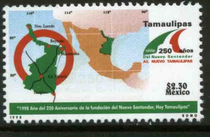 MEXICO 2099, Tamaulipas Nvo. Santander 250th Anniv. MNH (69)