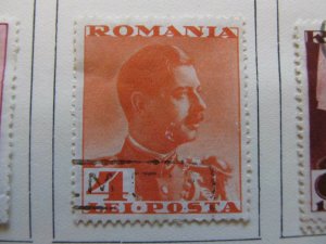 Romania Romania Romania 1935-40 4L fine used stamp A13P33F216-