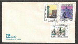 Argentina # 1490 - 1492 , Argentine Paintings FDC - I Combine S/H