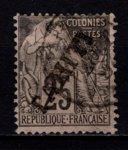 Tahiti 1893 French Colonies issue Optd. ‘TAHITI’, 25c [Used]