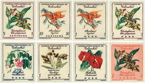 82543 MNH COLOMBIA 1960 FLORES