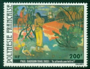 French Polynesia 1979 Do you expect a letter by Paul Gaugin MUH