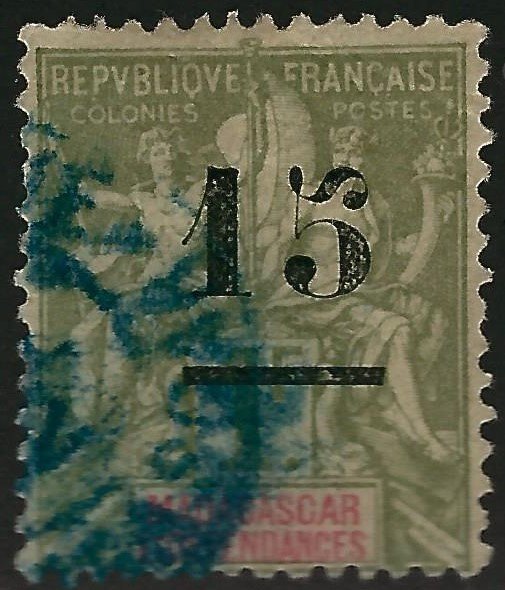 Madagascar Scott#50 Used F-VF SCV$8.75...Tough stamp to find!