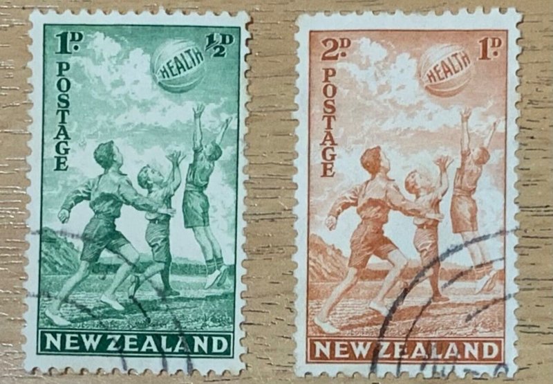 NEW ZEALAND 1940 HEALTH SET SG626/7 FINE USED CAT £18