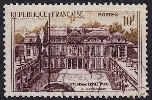 France - 1957 - Scott #851 - used - Élysée Palace