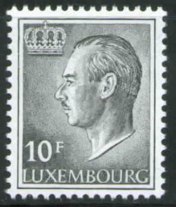 Luxembourg Scott 572 MNH** 1975-1991 Grand Duke 10F  stamp