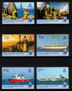 FALKLAND ISLANDS 2007 Fisheries Anniversary; Scott 924-29, SG 1066-71; MNH