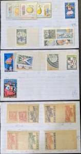 EDW1949SELL : TUNISIA Useful Mint & Used collection in O/T approval pgs Cat $968