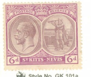 St. Kitts-Nevis #47 Unused Single (King)