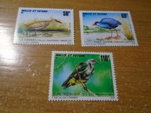 Birds   Wallis et Futuna  #  442-44  MNH