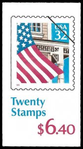 PCBstamps   US #2916a (BK226)$6.40(2x10x32c)Flag o Porch, MNH, (4)
