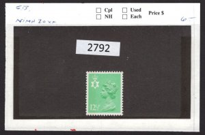 $1 World MNH Stamps (2792) GB North Ireland #1-5, Mint see image for details