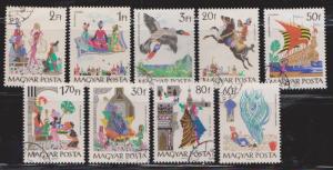 HUNGARY - Scott 1716-24 Used - Arabian Nights