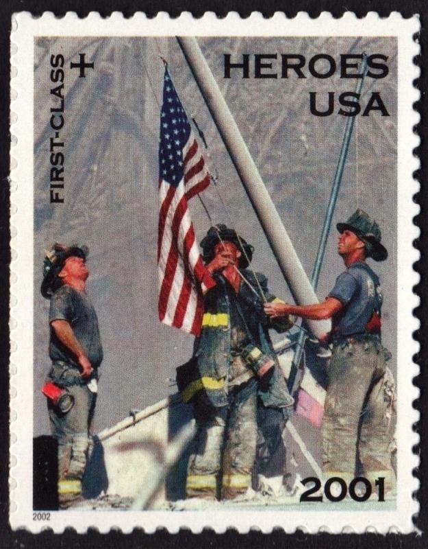 SC#B2 (34¢ + 11¢) Heroes of 2001 Single (2002) SA