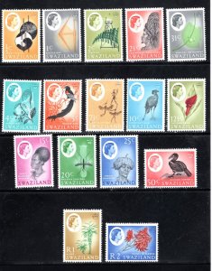 Swaziland #92-107 VF,  Unused  CV 47.50   ....   6130045