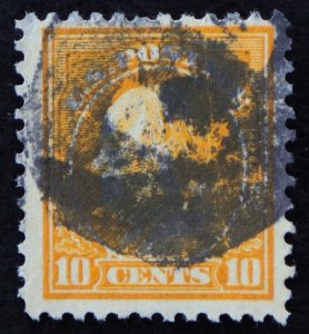 U.S. Used Stamp Scott #510 10c Franklin, Jumbo. Choice!