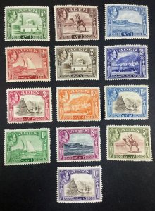 MOMEN: ADEN SG #16-27 1939 MINT OG H £120 LOT #68160*