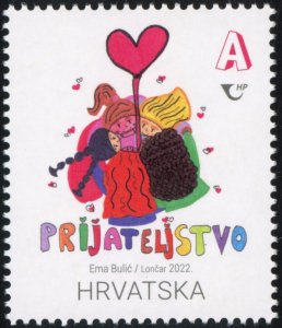 Croatia 2022 MNH Stamps Scott 1281 Greetings Friendship