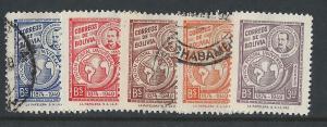 Bolivia 1950 Scott 331-2 C125-7 scv $2.30 less 60%=$0.92 BIN