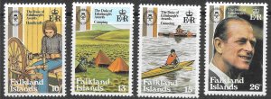 Falkland Islands Scott 327-330 MNH Duke of Edinburgh's Awards Set of 1981