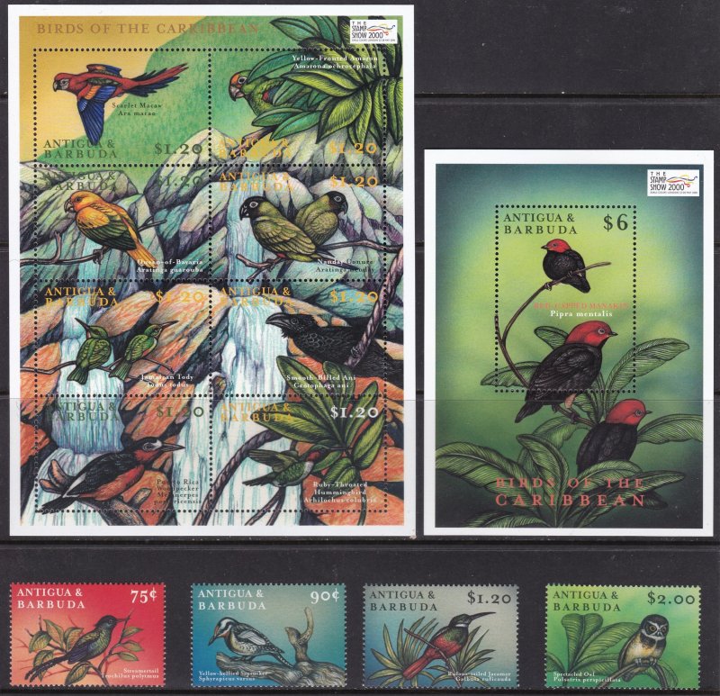 Antigua & Barbuda, Fauna, Birds MNH / 2000